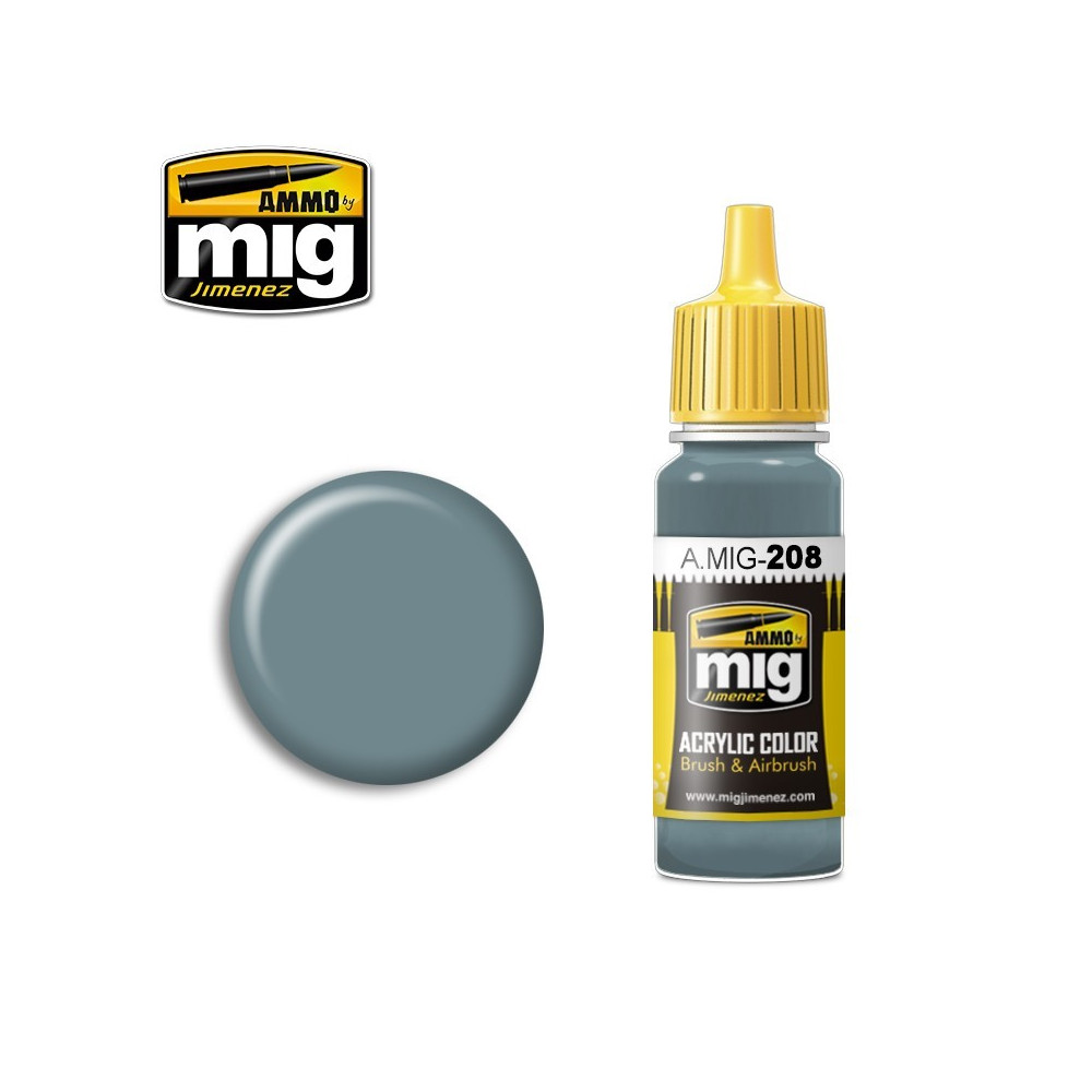 Peinture acrylique FS 36320 GRIS FANTOME COMPAS FONCÉ 17ml Mig AMMO - MIG Jimenez A.MIG-0208 - 1