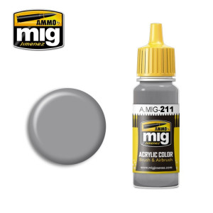 Peinture acrylique FS 36270 GRIS MOYEN 17ml Mig AMMO - MIG Jimenez A.MIG-0211 - 1