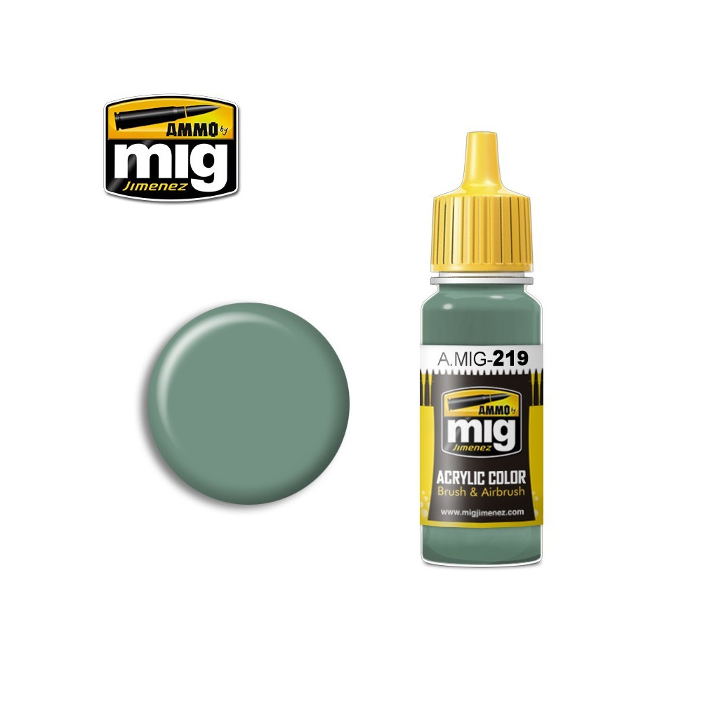 Peinture acrylique FS 34226 (BS283) VERT INTÉRIEUR 17ml Mig AMMO - MIG Jimenez A.MIG-0219 - 1