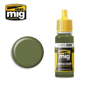 Peinture acrylique FS 34151 VERT CHROME DE ZINC (VERT INTÉRIEUR) 17ml Mig AMMO - MIG Jimenez A.MIG-0220 - 1