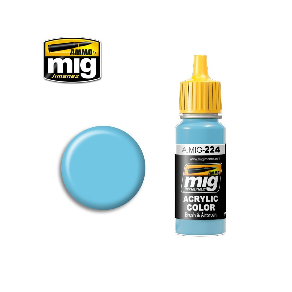 Peinture acrylique FS35260 Sky Line Bleu A II 17ml Mig AMMO - MIG Jimenez A.MIG-0224 - 1