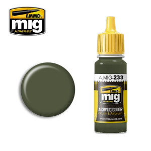 Peinture acrylique RLM 71 VERT FONCÉ 17ml Mig AMMO - MIG Jimenez A.MIG-0233 - 1