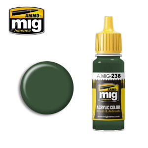 Peinture acrylique FS 34092 VERT MOYEN 17ml Mig AMMO - MIG Jimenez A.MIG-0238 - 1