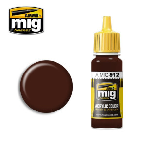 Peinture acrylique OMBRE MARRON ROUGE 17ml Mig AMMO - MIG Jimenez A.MIG-0912 - 1