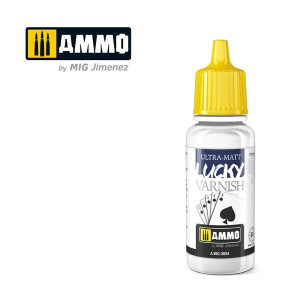 Peinture acrylique VERNIS ULTRA MAT LUCKY (FORMAT 17 ML) 17ml Mig AMMO - MIG Jimenez A.MIG-2054 - 1