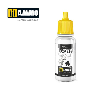 Peinture acrylique VERNIS MAT LUCKY (FORMAT 17ML) 17ml Mig AMMO - MIG Jimenez A.MIG-2055 - 1