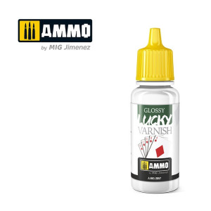 Peinture acrylique VERNIS BRILLANT LUCKY (FORMAT 17ML) 17ml Mig AMMO - MIG Jimenez A.MIG-2057 - 1