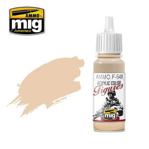 Peinture acrylique TON DE PEAU TEINT CLAIR 17ml Mig AMMO - MIG Jimenez A.MIG-F548 - 1