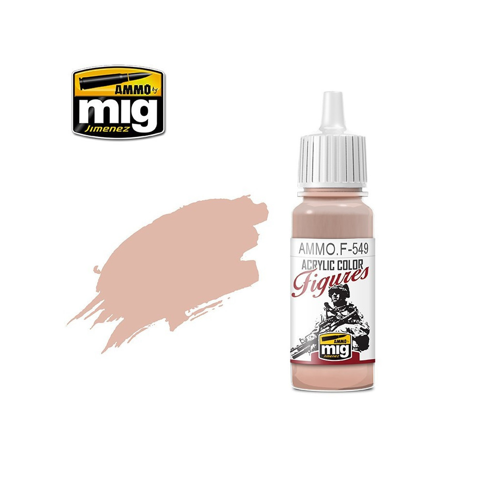 Peinture acrylique TON DE PEAU DE BASE 17ml Mig AMMO - MIG Jimenez A.MIG-F549 - 1