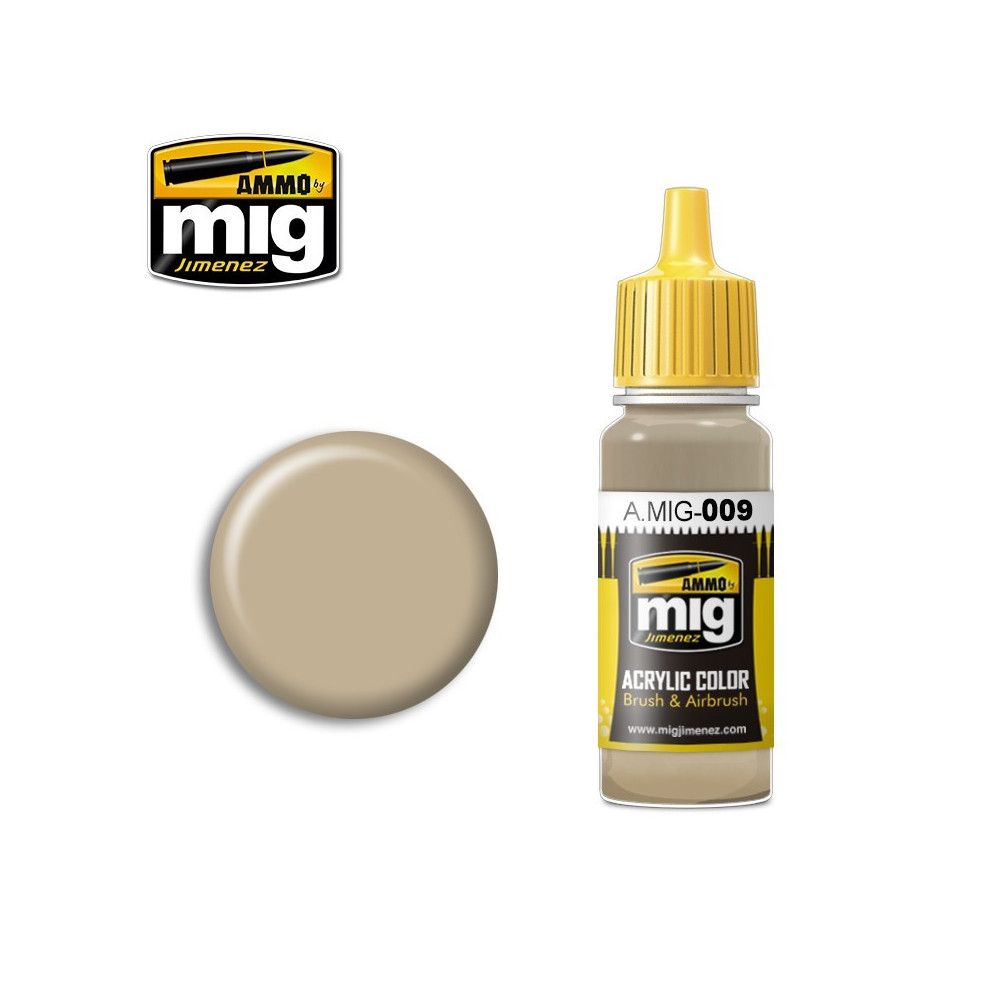 Peinture acrylique RAL 7027 GRIS SABLE 17ml Mig AMMO - MIG Jimenez A.MIG-0009 - 1