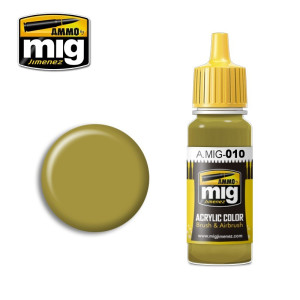 Peinture acrylique RAL 7028 JAUNE FONCÉ (MI-GUERRE) 17ml Mig AMMO - MIG Jimenez A.MIG-0010 - 1