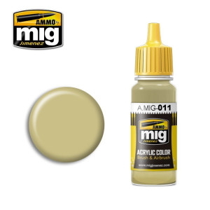 Peinture acrylique RAL 7028 JAUNE FONCÉ DE '44 DG I 17ml Mig AMMO - MIG Jimenez A.MIG-0011 - 1