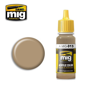 Peinture acrylique RAL 8000 BRUN JAUNE 17ml Mig AMMO - MIG Jimenez A.MIG-0013 - 1