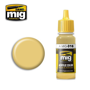 Peinture acrylique RAL 8020 BRUN JAUNE 17ml Mig AMMO - MIG Jimenez A.MIG-0016 - 1