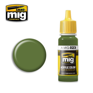 Peinture acrylique VERT PROTECTEUR 17ml Mig AMMO - MIG Jimenez A.MIG-0023 - 1