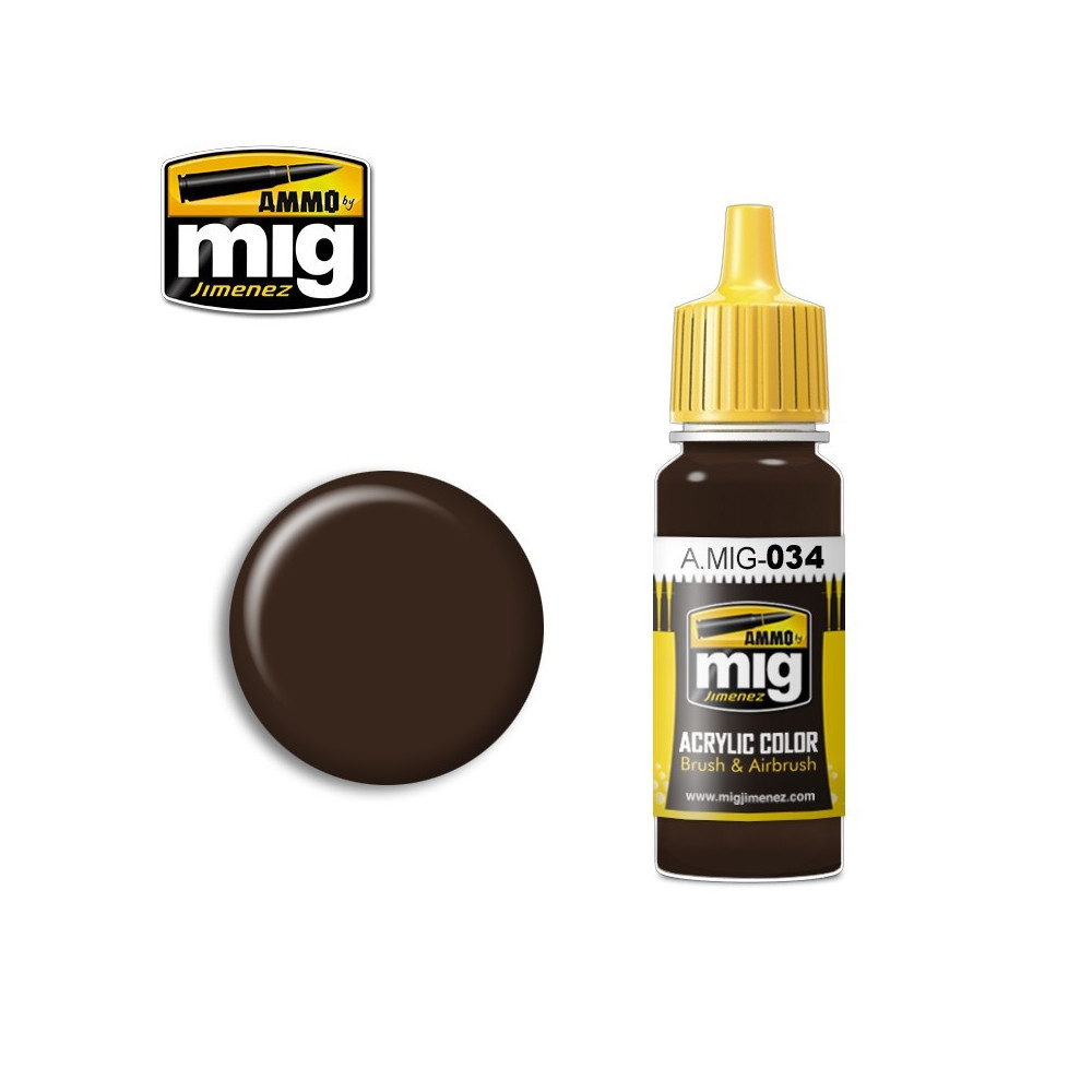 Peinture acrylique Traces de Rouille 17ml Mig AMMO - MIG Jimenez A.MIG-0034 - 1