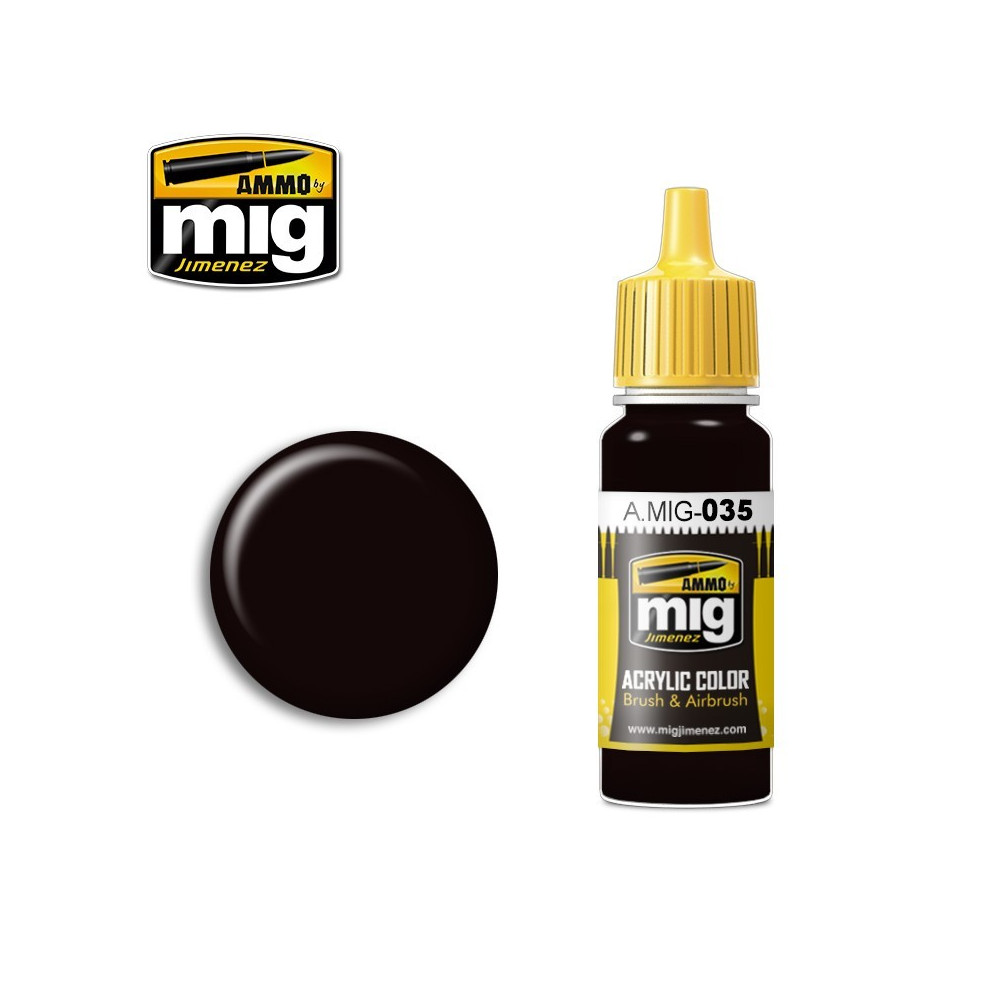 Peinture acrylique PISTES SOMBRE 17ml Mig AMMO - MIG Jimenez A.MIG-0035 - 1