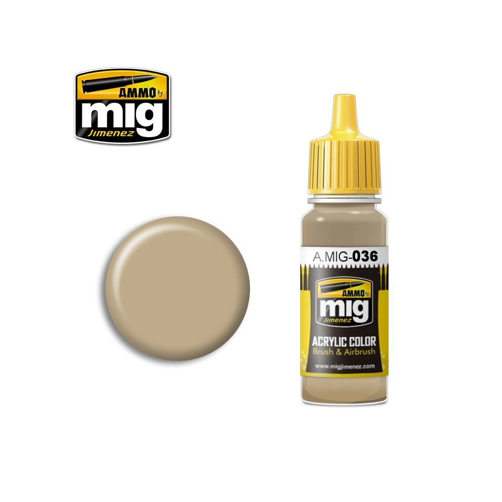 Peinture acrylique VIEUX BOIS 17ml Mig AMMO - MIG Jimenez A.MIG-0036 - 1