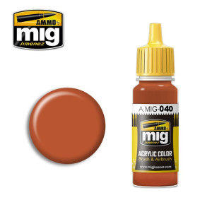 Peinture acrylique ROUILLE MOYENNE 17ml Mig AMMO - MIG Jimenez A.MIG-0040 - 1