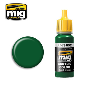 Peinture acrylique VERT PROFOND 17ml Mig AMMO - MIG Jimenez A.MIG-0052 - 1