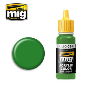 Peinture acrylique SIGNAL VERT 17ml Mig AMMO - MIG Jimenez A.MIG-0054 - 1