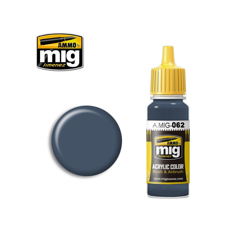 Peinture acrylique BLEU FRANÇAIS 17ml Mig AMMO - MIG Jimenez A.MIG-0062 - 1