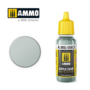 Peinture acrylique RLM 76 GRIS PALE 17ml Mig AMMO - MIG Jimenez A.MIG-0063 - 1