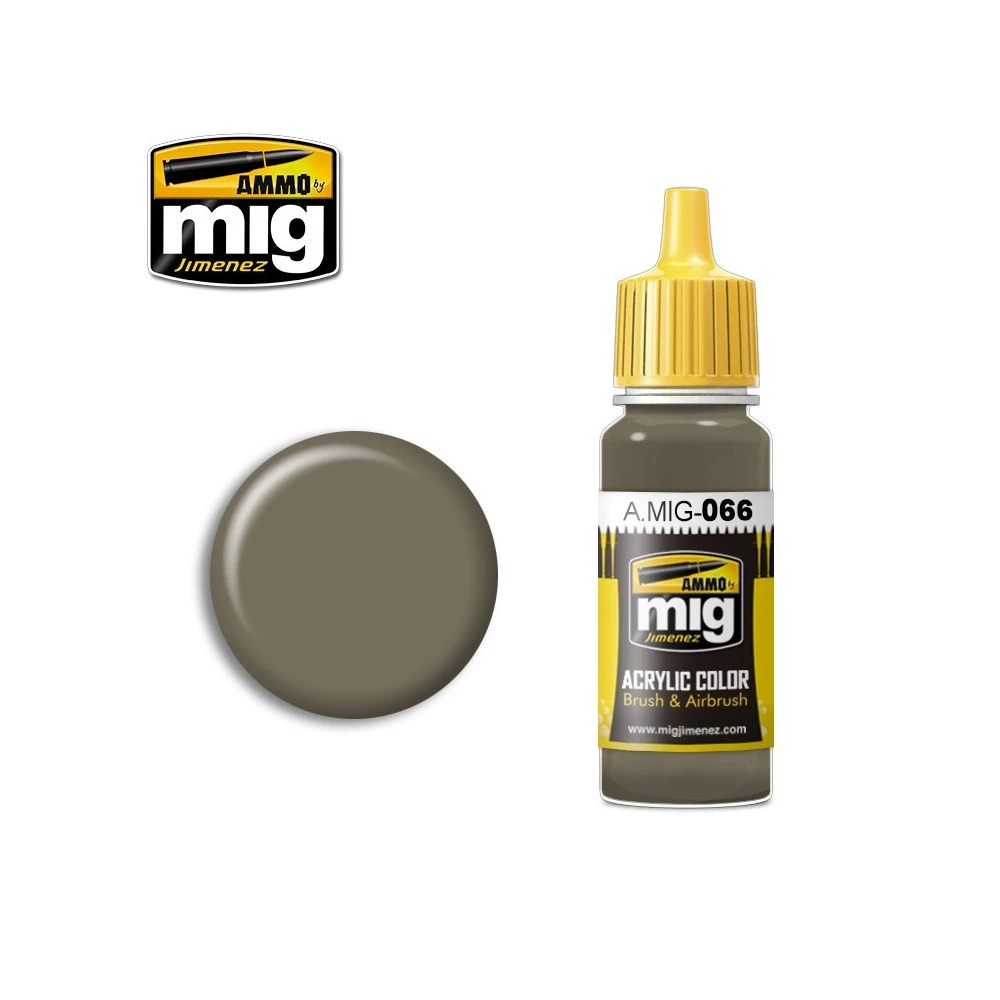 Peinture acrylique GRIS SINAI DÉLAVÉ 17ml Mig AMMO - MIG Jimenez A.MIG-0066 - 1 Peinture acrylique GRIS SINAI DÉLAVÉ 17ml Mig AMMO - MIG Jimenez A.MIG-0066 - 1