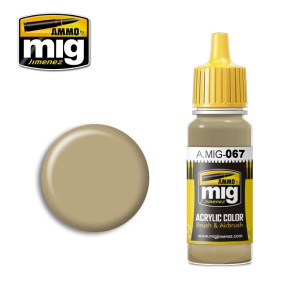 Peinture acrylique GRIS SABLE CLAIR 17ml Mig AMMO - MIG Jimenez A.MIG-0067 - 1