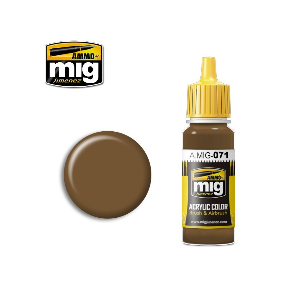 Peinture acrylique KAKI 17ml Mig AMMO - MIG Jimenez A.MIG-0071 - 1