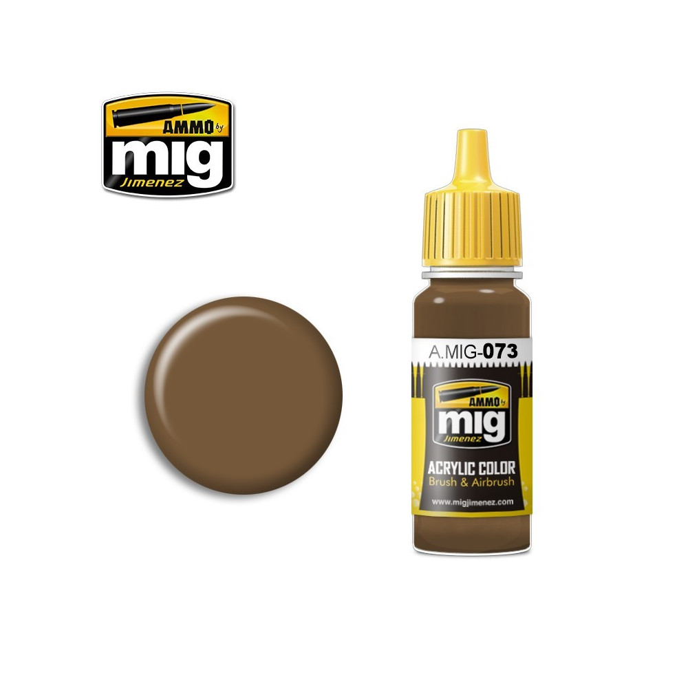 Peinture acrylique TERRE 17ml Mig AMMO - MIG Jimenez A.MIG-0073 - 1