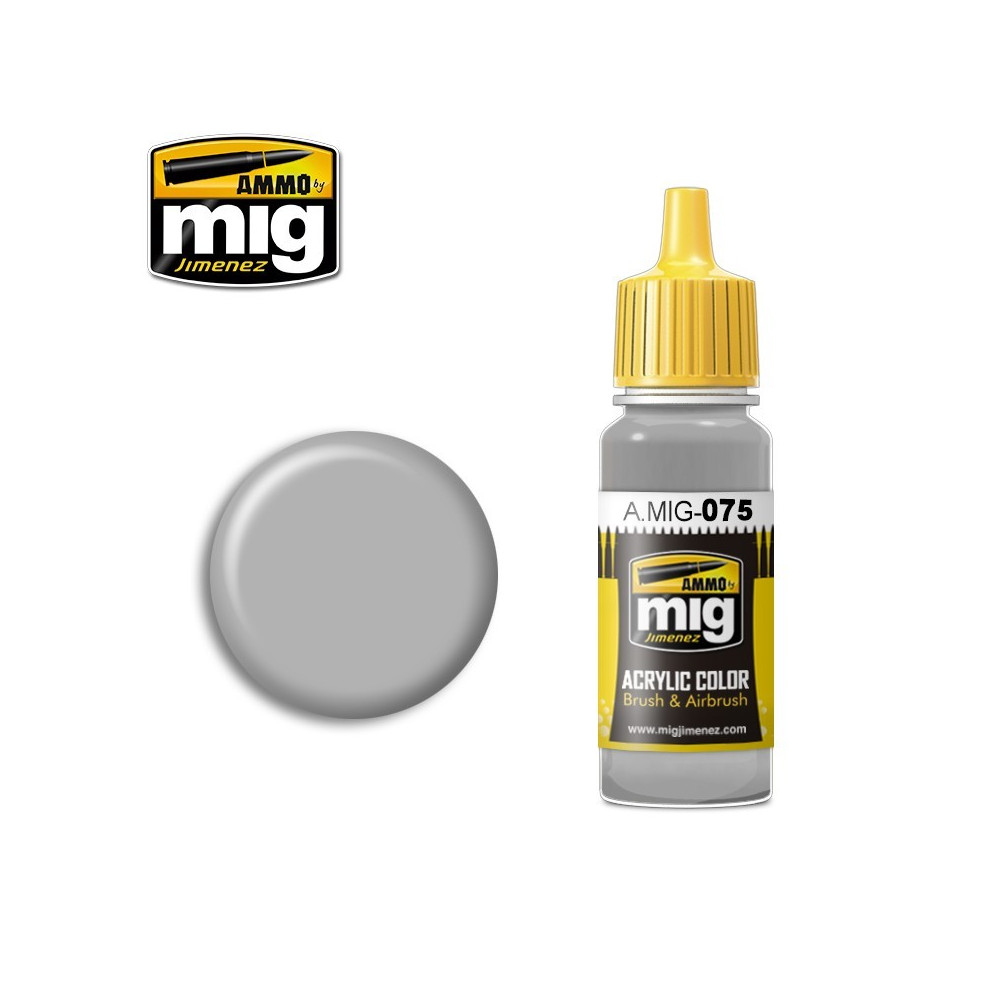 Peinture acrylique GRIS PIERRE 17ml Mig AMMO - MIG Jimenez A.MIG-0075 - 1