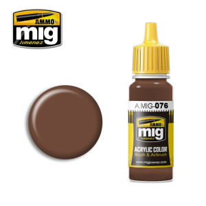 Peinture acrylique SOL BRUN 17ml Mig AMMO - MIG Jimenez A.MIG-0076 - 1