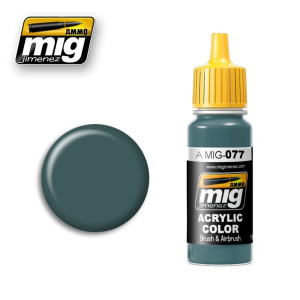 Peinture acrylique VERT TERNE 17ml Mig AMMO - MIG Jimenez A.MIG-0077 - 1