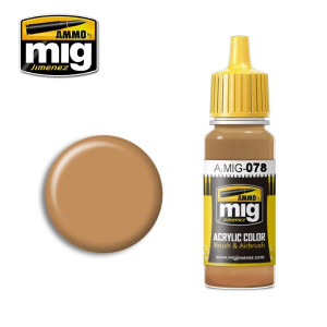 Peinture acrylique TERRE OCRE 17ml Mig AMMO - MIG Jimenez A.MIG-0078 - 1