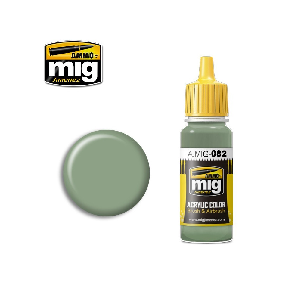 Peinture acrylique US APC INTÉRIEUR VERT 17ml Mig AMMO - MIG Jimenez A.MIG-0082 - 1