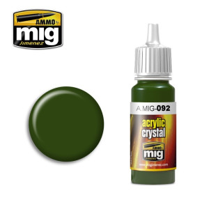 Peinture acrylique VERT CRISTAL 17ml Mig AMMO - MIG Jimenez A.MIG-0092 - 1