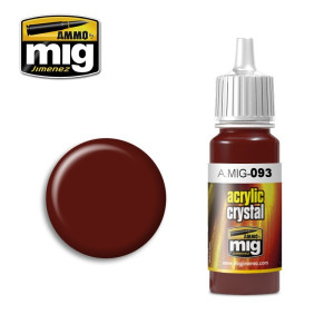 Peinture acrylique ROUGE CRISTAL 17ml Mig AMMO - MIG Jimenez A.MIG-0093 - 1