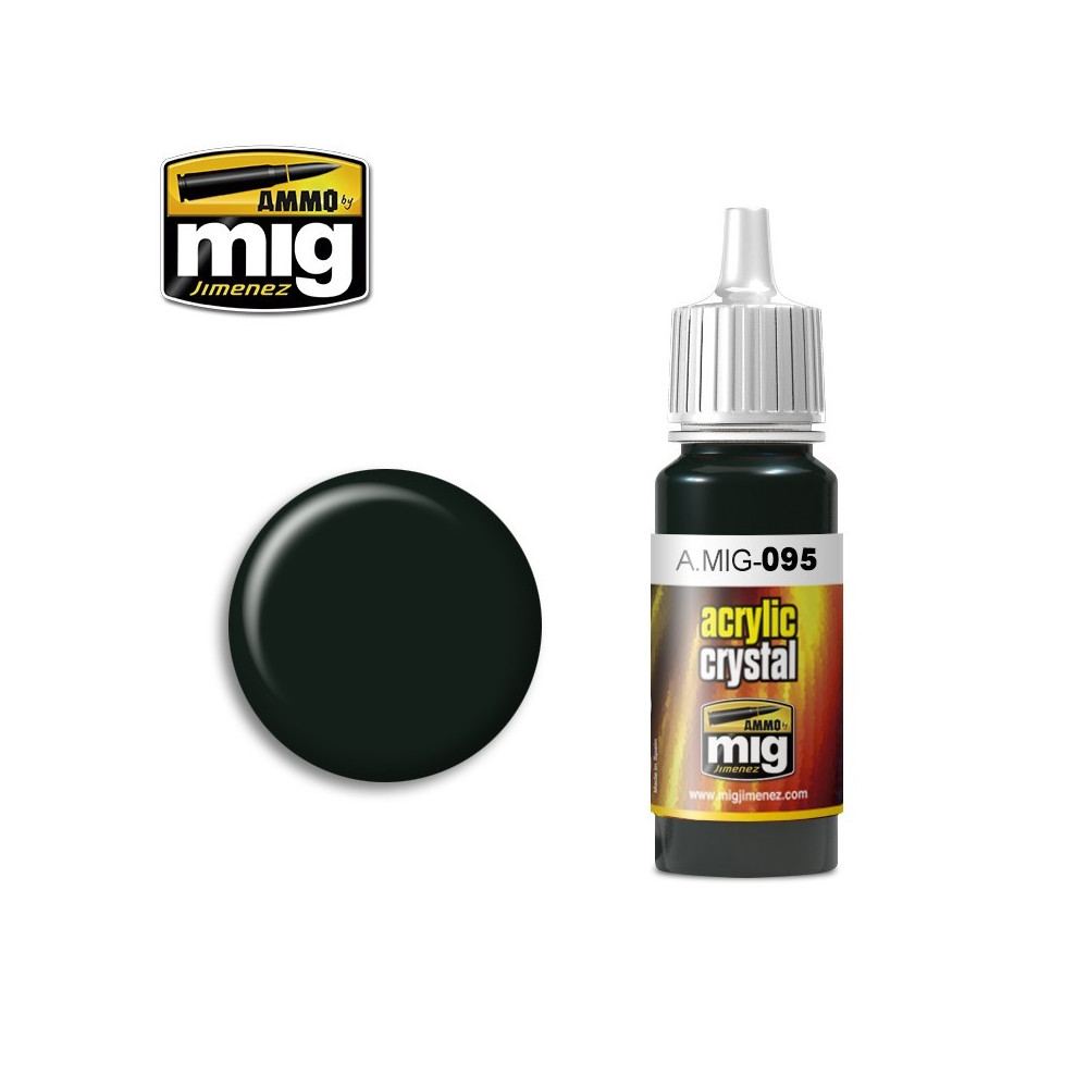 Peinture acrylique FUMÉ CRISTAL 17ml Mig AMMO - MIG Jimenez A.MIG-0095 - 1