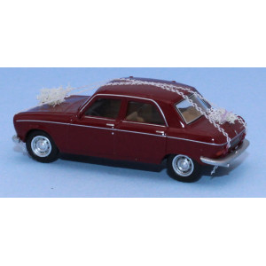 SAI 6266 Peugeot 204 berline 1968, rouge pourpre, voiture des mariés Sai Sai_6266 - 2