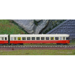 REE Modeles NW 167 Autorail EAD X-4516 + Remorque XR-7732, toit crème, SNCF, dépôt Longueau Ree Modeles NW-167 - 3