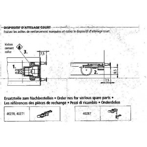 Roco 40343 Dispositif d'attelage court à élongation avec boitier Nem x 12 Roco Roco_40343 - 2