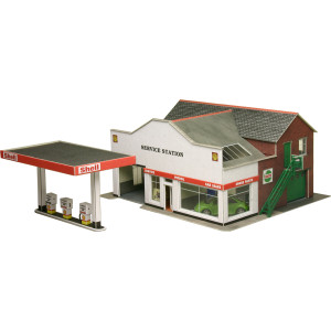 Metcalfe PO281 Maquette, Garage et station service Shell Metcalfe MET-PO281 - 1