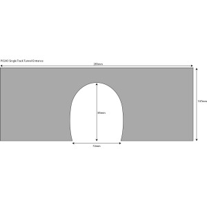 Metcalfe PO243 Maquette, Entrée de tunnel 1 voie Metcalfe MET-PO243 - 3