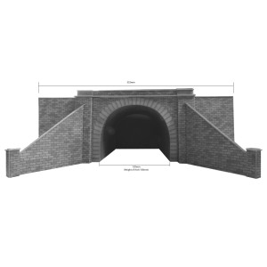 Metcalfe PO242 Maquette, Entrée de tunnel 2 voies Metcalfe MET-PO242 - 2