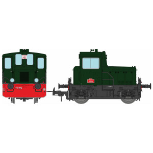Ree Modeles MB221 Locotracteur diesel Y2201, Origine Vert 306, traverses rouges, Nord Ree Modeles MB-221 - 4