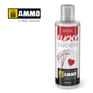 Peinture acrylique VERNIS SATINE LUCKY (60ml) Mig AMMO - MIG Jimenez A.MIG-2052 - 1