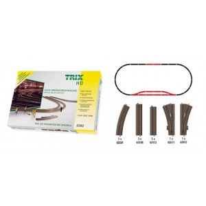 Trix 62902 Coffret de voies complémentaire C2 pour voie C Trix Trix_62902 - 1