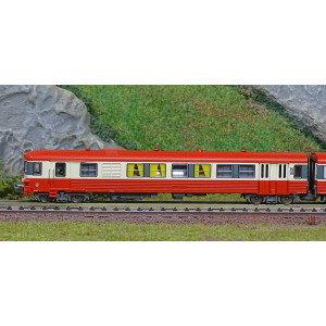 REE Modeles NW201 Autorail EAD X-4554 + Remorque XR-8542, toit rouge, 3 feux, logo SNCF nouilles, dépôt Marseille Ree Modeles NW