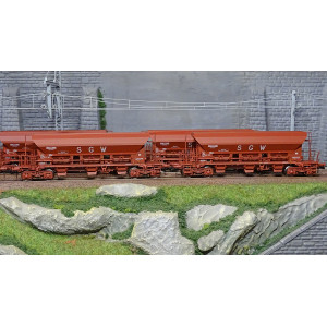 Ree modeles WB798 Set de 6 wagons trémie F70 Eads, SGW, ep. IV Ree Modeles WB-798 - 2